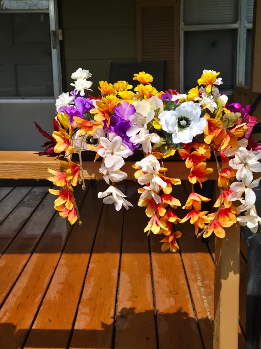 Fall Handcrafted Floral Mantel Decor